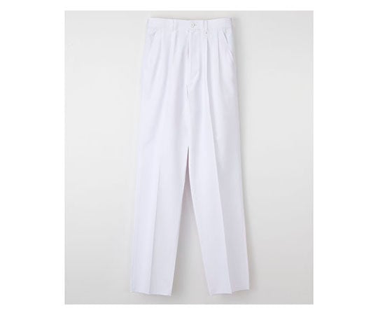 男子スラックス ホワイト S