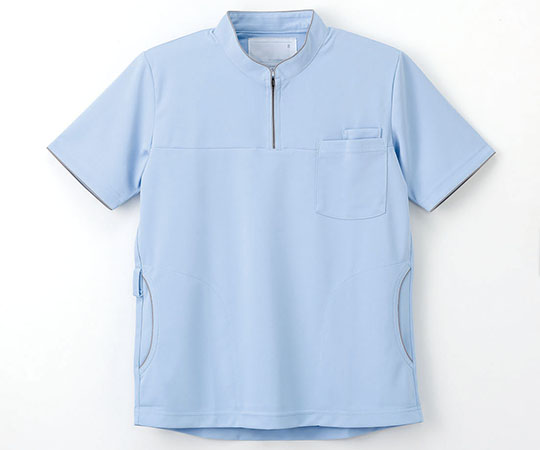 ニットシャツ ブルー BL