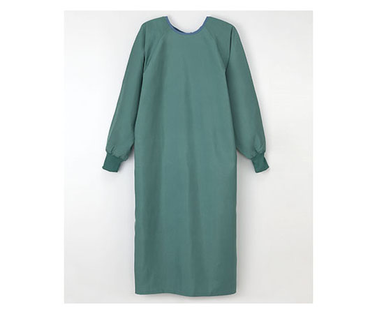 手術ガウン(左ひも止め式) グリーン S