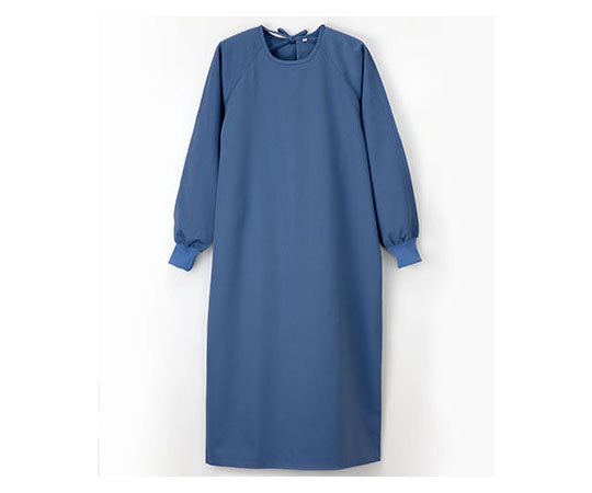 手術ガウン(左ひも止め式) ブルー L