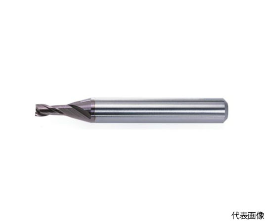 2枚刃エムスター汎用 超硬スクエアエンドミルミディアム刃長（M）0.7mm MS2MSD0070