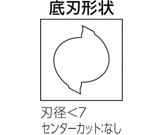 超硬スクエアエンドミル 2枚刃ソリッドエンドミル ピンカド 2FESL 刃径0.2mm 刃長0.4mm 全長45mm シャンク径4mm　 2FESM002-004-04