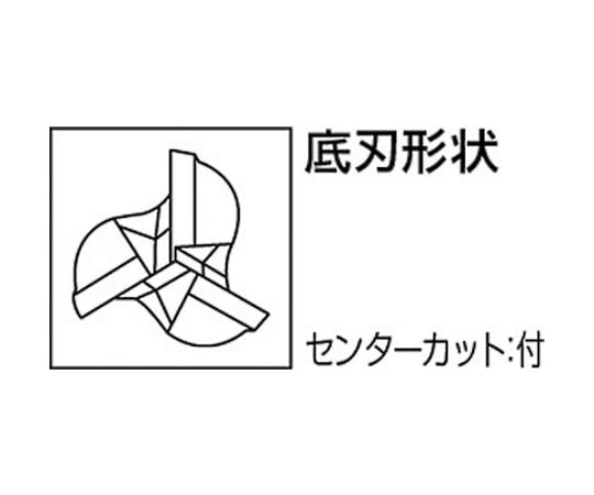 61-1268-30 3枚刃エムスタースローティング 超硬スクエアエンドミル