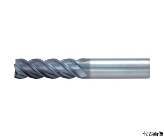 スーパーワンカットエンドミル（4枚刃・ミドル刃長） 8mm