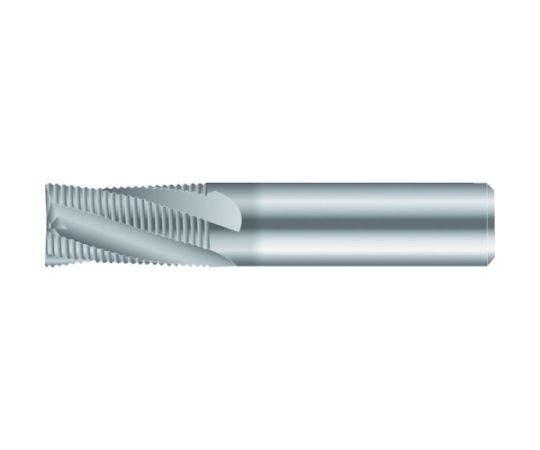 超硬スクエアエンドミル アルミニウム・非鉄金属用不等分割エンドミル 3NESM 刃径6mm 刃長24mm 全長76mm シャンク径6mm