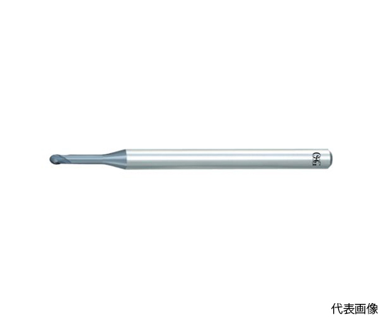 超硬ボールエンドミル WXLコート2刃（深リブボール形） ボール半径1.5mm 刃長2.4mm 首下長8mm 3123100