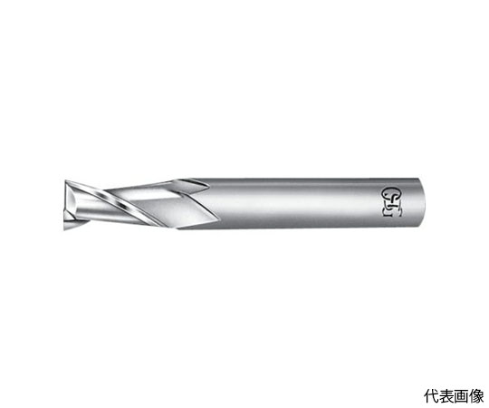 61-1302-17 ハイススクエアエンドミル 2刃ショート 刃径4.5mm シャンク