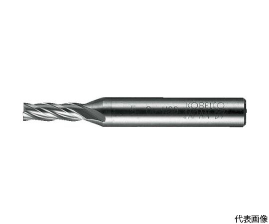 4枚刃センタカット ハイススクエアエンドミルロング刃長（L）7mm　4LCD0700