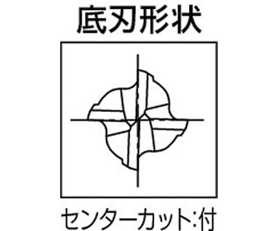 OSG ハイススクエアエンドミル XPM多刃ショート 4刃 刃径17mm 刃長40mm