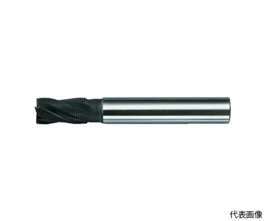 4枚刃バイオレットファイン ハイスラフィングエンドミルショット刃長（S）12mm