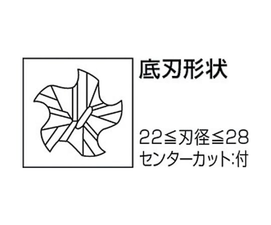 ［取扱停止］バイオレットファインラフィンエンドミル　VAMFPRD2400