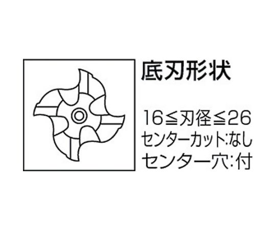 61-1307-29 4枚刃バイオレット ハイススクエアラフィングエンドミル