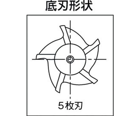 61-1311-20 Tスロットエンドミル22×5 TSE22X5 【AXEL】 アズワン