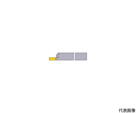 61-1315-42 ろう付け工具向いバイト 41形右勝手 ステンレス鋼材種