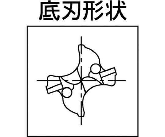 ［取扱停止］GIGA-Drill（SCD191）4枚刃高送りドリル　内部給油×5D　SCD191-1300-4-4-140HA05-HP835