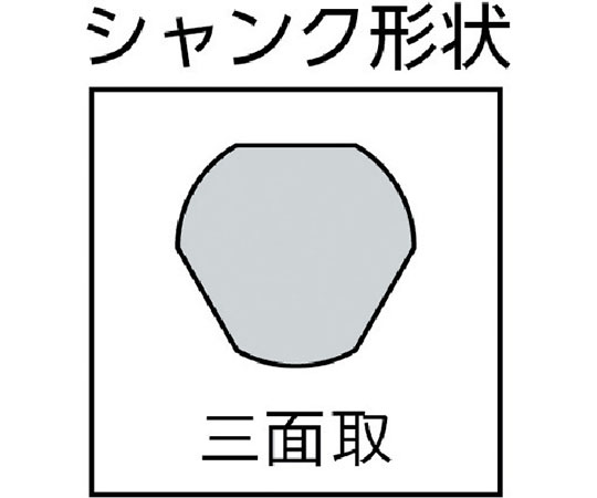 ２枚刃スパイラルステップドリル　３８．５ｍｍ　ハイス 101-091