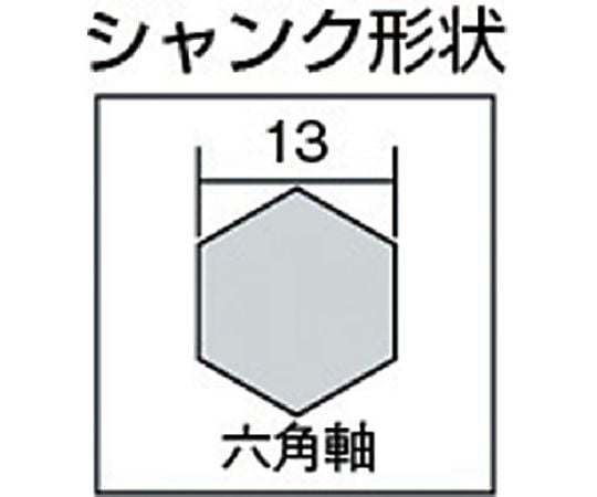 コンクリートドリル 六角軸ビット ロングタイプ 22.0×505mm　HEXL22.0X505