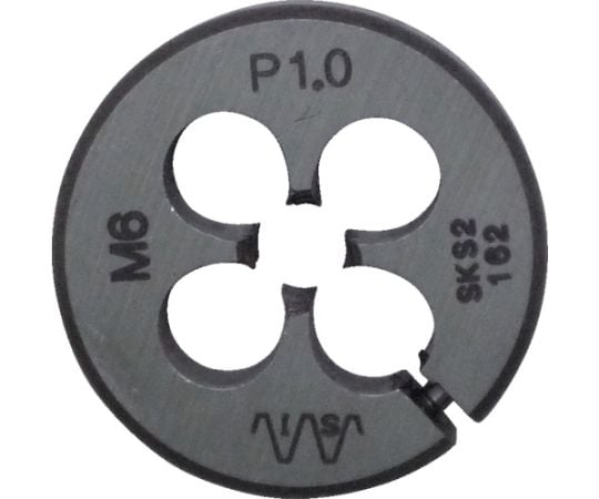 ねじ切り丸ダイス メートルねじ・細目 25径 M8X1.0