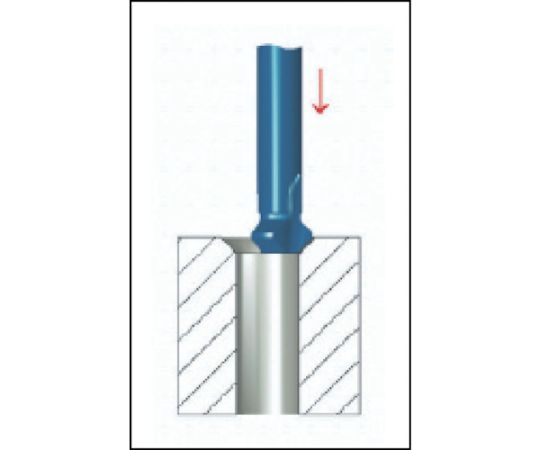 61-1486-55 裏座ぐりミニチャンファー90°刃 刃径4.5mm MC05045C11A90