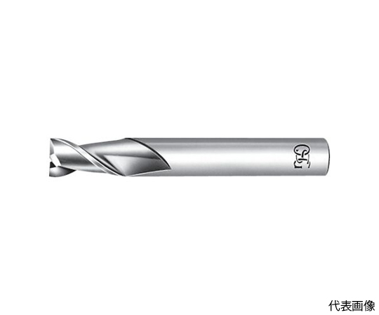 ハイスエンドミル 2刃ショート 刃径3.5mm シャンク径8mm 81307　AL-EDS-3.5