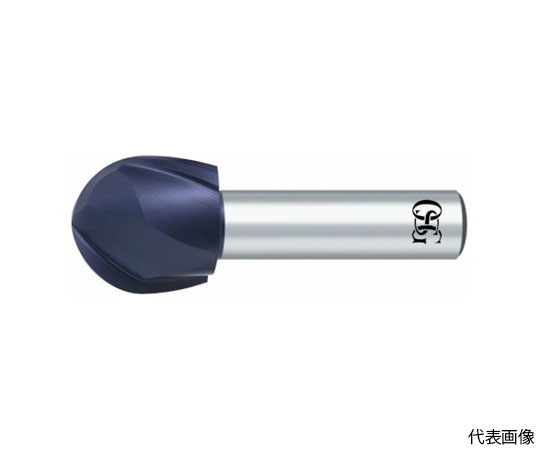 DIAコート 超硬ボールエンドミル 2刃 ボール半径6mm 刃長12mm 3003120