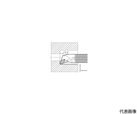 61-1544-03 倣い加工用超硬防振バー E-SDQC-A E10N-SDQCR07-13A-2/3