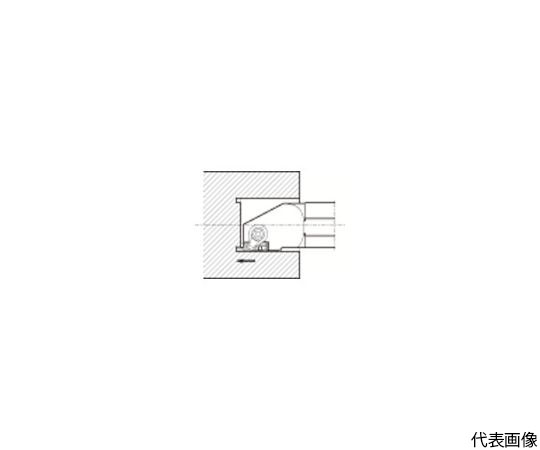 端面溝入れ加工用ホルダ GIFV 丸シャンク　GIFVR3532B-201A