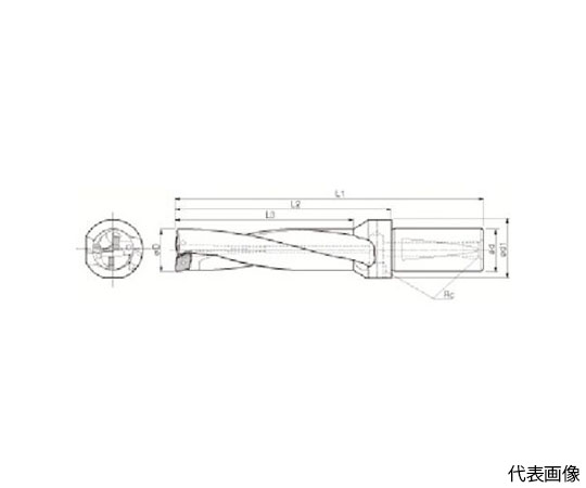 マジックドリル DRZ型用ホルダ 加工深さ4×DC　S20-DRZ1560-05