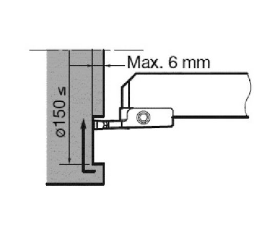 タンガロイ 外径用TACバイト CGWSL2525-FLL5GP (61-1606-17)-