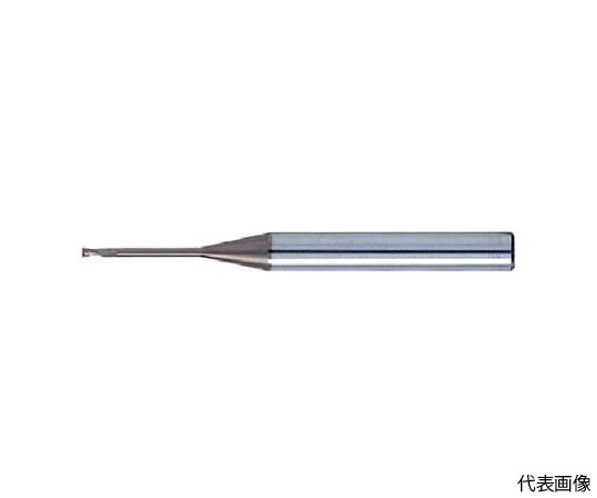 無限コーティング ロングネックスクエアエンドミル MHR230 Φ0.4×8