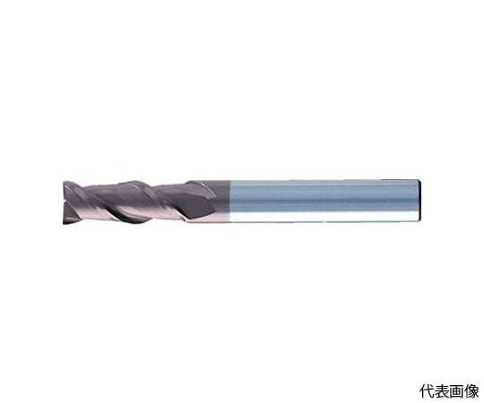無限コーティング 2枚刃エンドミル