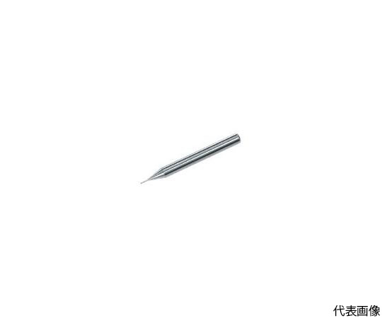 2枚刃CRNコーティング銅電極加工用 超硬ロングネックエンドミル6mm