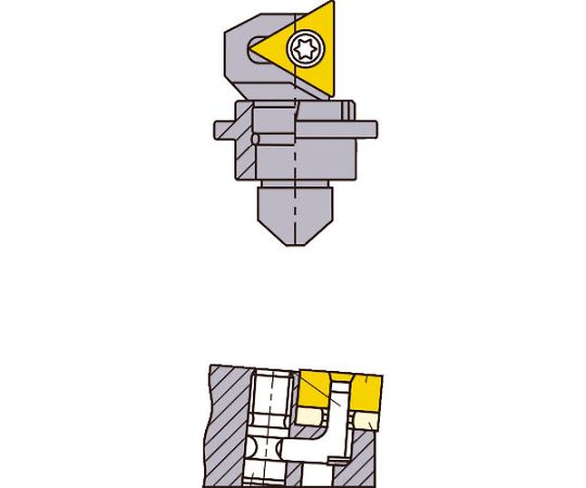 ツーリング・複合工具 FV形ハイボアファインレバーロッククランプ式ハイボアカートリッジ
