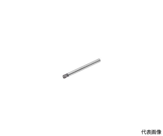 2枚刃ミラクル高精度 超硬テーパネックタイプラジアスエンドミルショット刃長（S）1.5mm