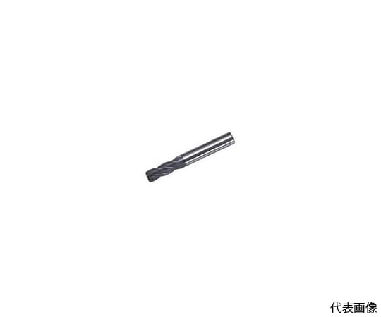 4枚刃ミラクル 超硬ラジアスエンドミルロング刃長（L）10mm