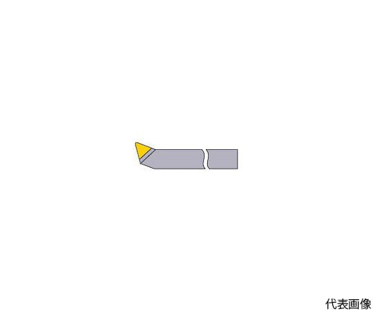 ろう付け工具隅バイト 38形左勝手 鋳鉄材種 HTI10