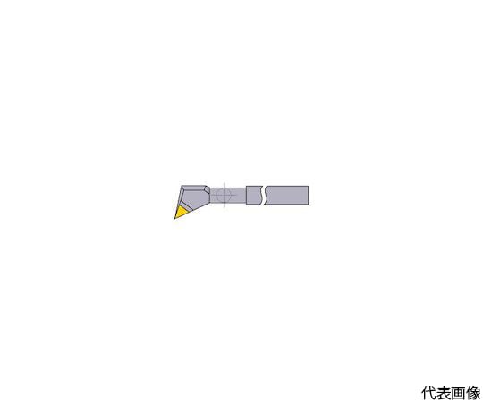 ろう付け工具穴ぐりバイト 47形右勝手 鋳鉄材種 HTI05T