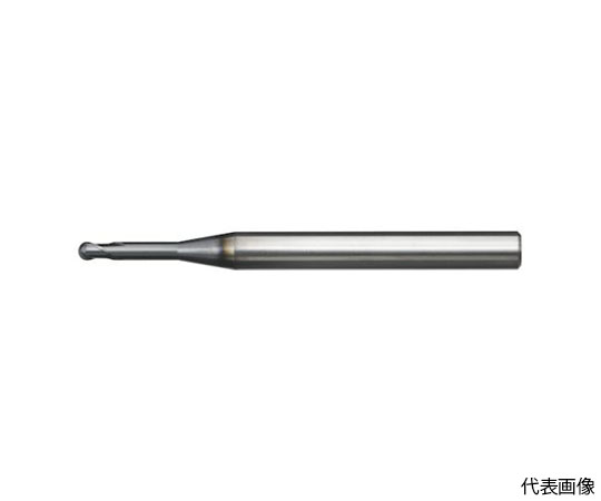 61-1780-85 超硬ロングネックボールエンドミル（2枚刃） R2×首下長10