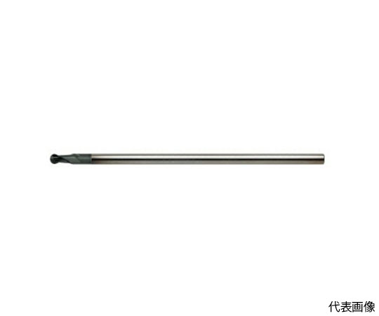 超硬エンドミル　ロングネックボール　R0.25×有効長2