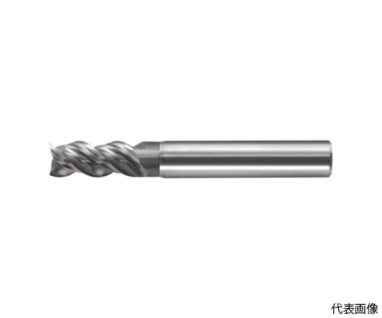 DLCコートアルミ用3枚刃高能率ロングネックスクエアエンドミル