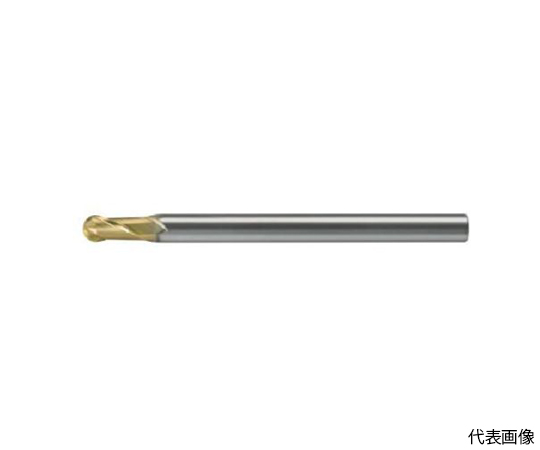 超硬エンドミル　ボール　R1×刃長6×φ4