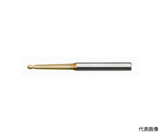 超硬エンドミル　テーパネックボール　R0.3×TN角1°X10