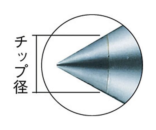 61-1814-30 レースセンター超硬付 MT3 チップ径18mm TRSP-3-18 【AXEL