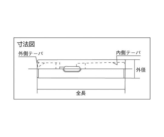 ボール盤用スリーブ　2　1/2×MT2　TBS-62