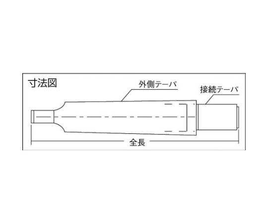 61-1815-88 チャックアーバー焼入研磨品JT-6×MT-4 TCA-54Y 【AXEL