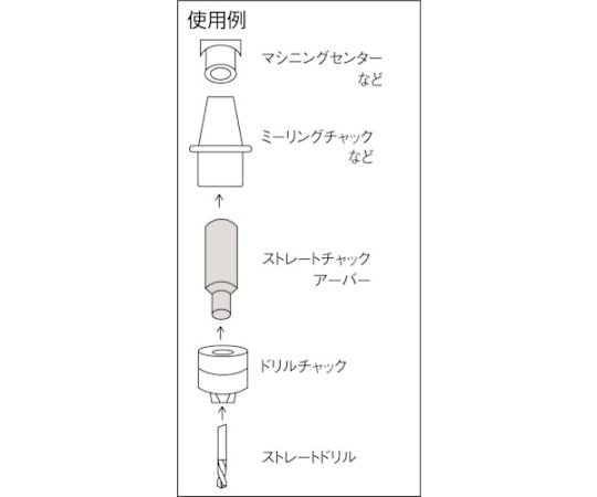 チャックアーバー　ストレートタイプ　JT6X32mm　TCAS-632