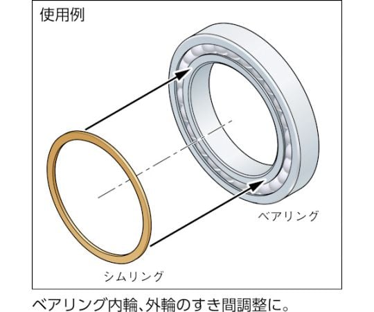 シムリング（鉄） 4X8X1mm （10枚入） RF004008100