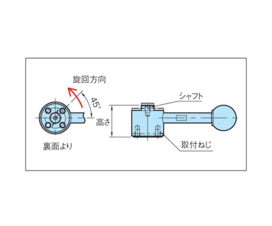 プッシュクランプ（工作機械用） レバー付き クランプ力4000N　QLPU200R