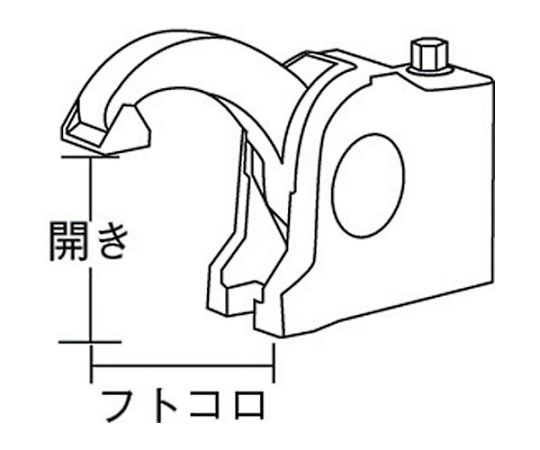 ベッセイ クランプＢＡＳＣ型 開き100ｍｍ【BASC106】(ツーリング・治