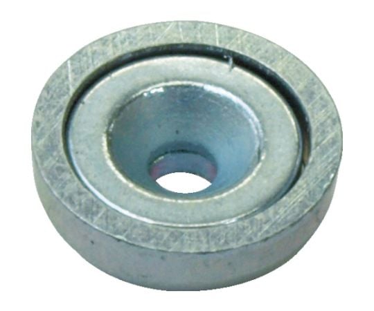 ネオジ磁石プレートキャッチ（丸形・キャップ付）（5個入）